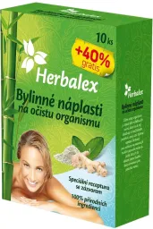 Herbalex bylin. detoxik. náplasti 10ks +40% gratis