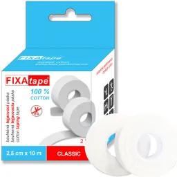 FIXAtape CLASSIC tejpovací páska 2.5cmx10m 2ks