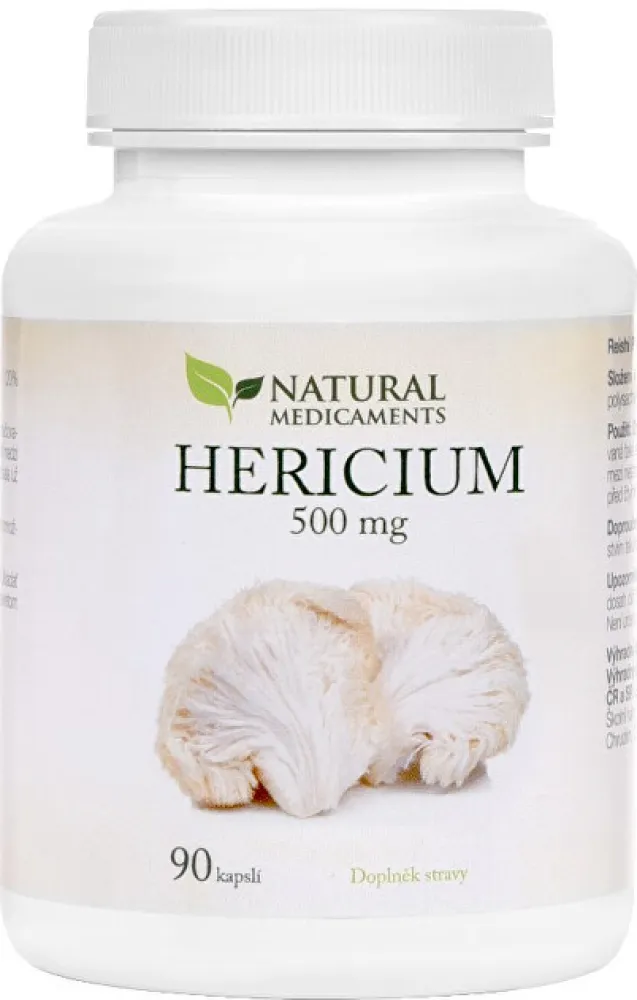 Natural Medicaments Hericium 500mg cps.90