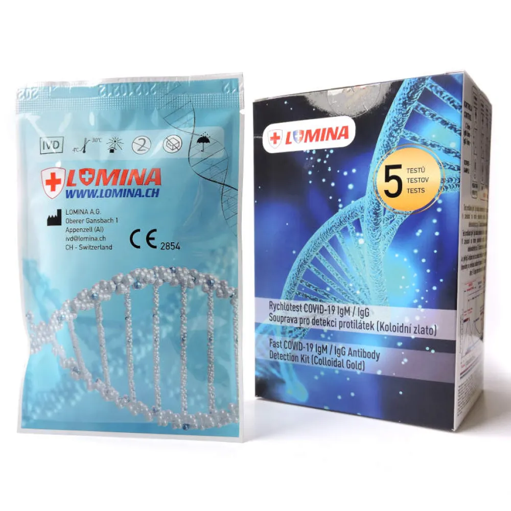 COVID19 IgM/IgG Soupr.pro detekci protilátek 5ks