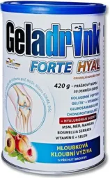 Geladrink FORTE HYAL práškový nápoj broskev 420g