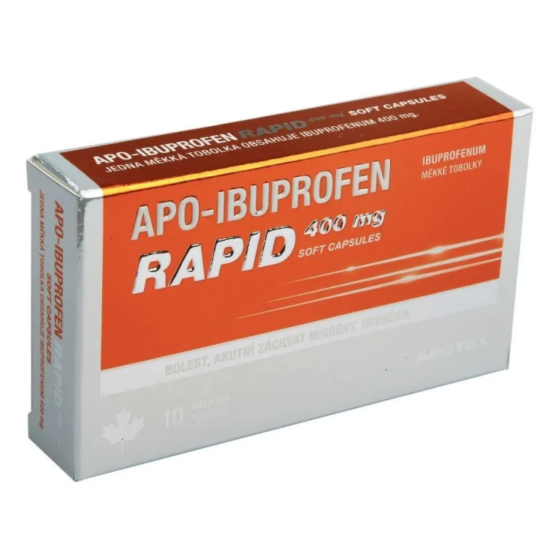 Apo-Ibuprofen Rapid 400mg por.cps.mol.10x400mg