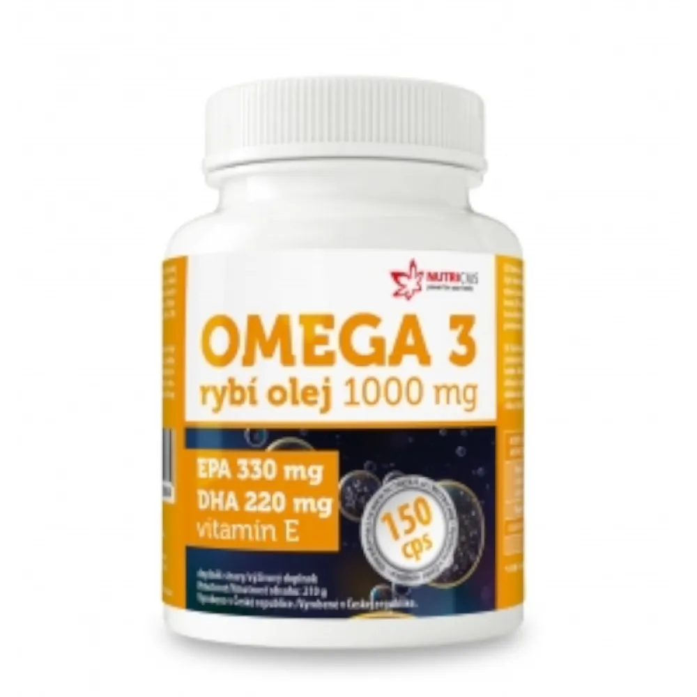 Omega 3 rybí olej 1000mg EPA330mg/DHA220mg cps.150