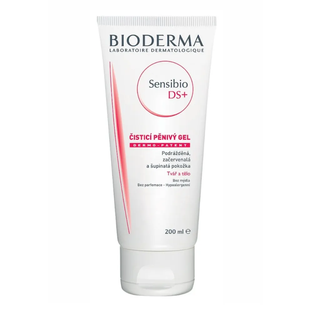 BIODERMA Sensibio DS+ gel moussant 200ml
