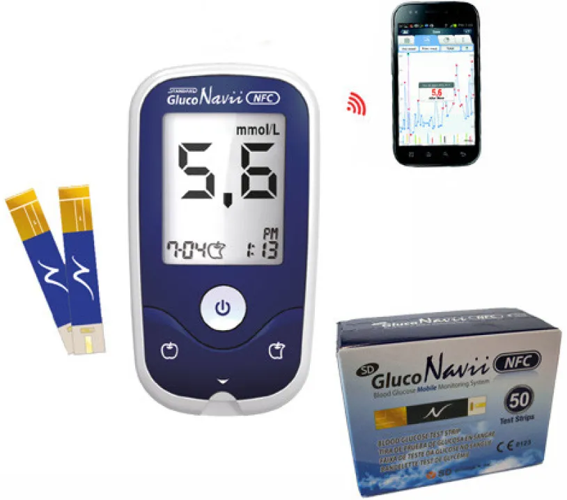 Glukometr SD-GlucoNavii NFC AKCE+50 proužků navíc