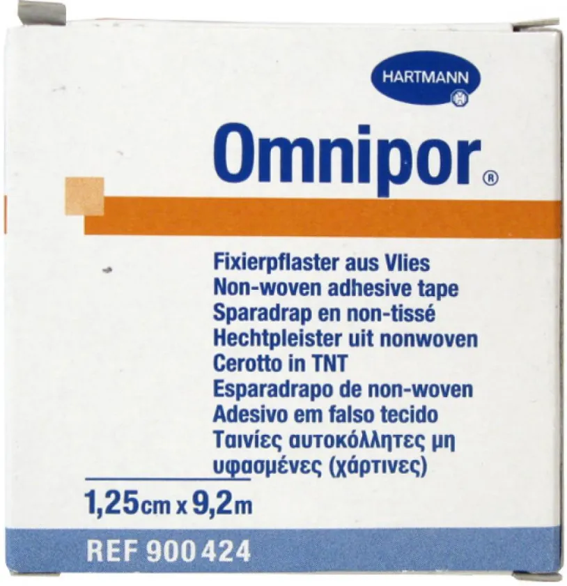 Náplast Omnipor netkaný textil 1.25cmx9.2m/1ks