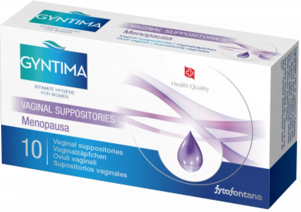 Fytofontana Gyntima vaginál.čípky Menopausa 10ks