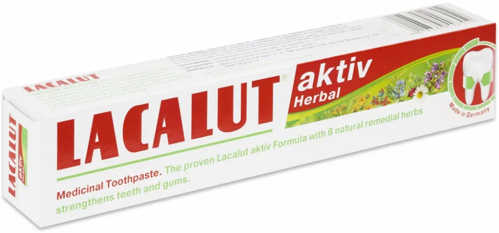 Lacalut Aktiv Herbal zubní pasta 75ml