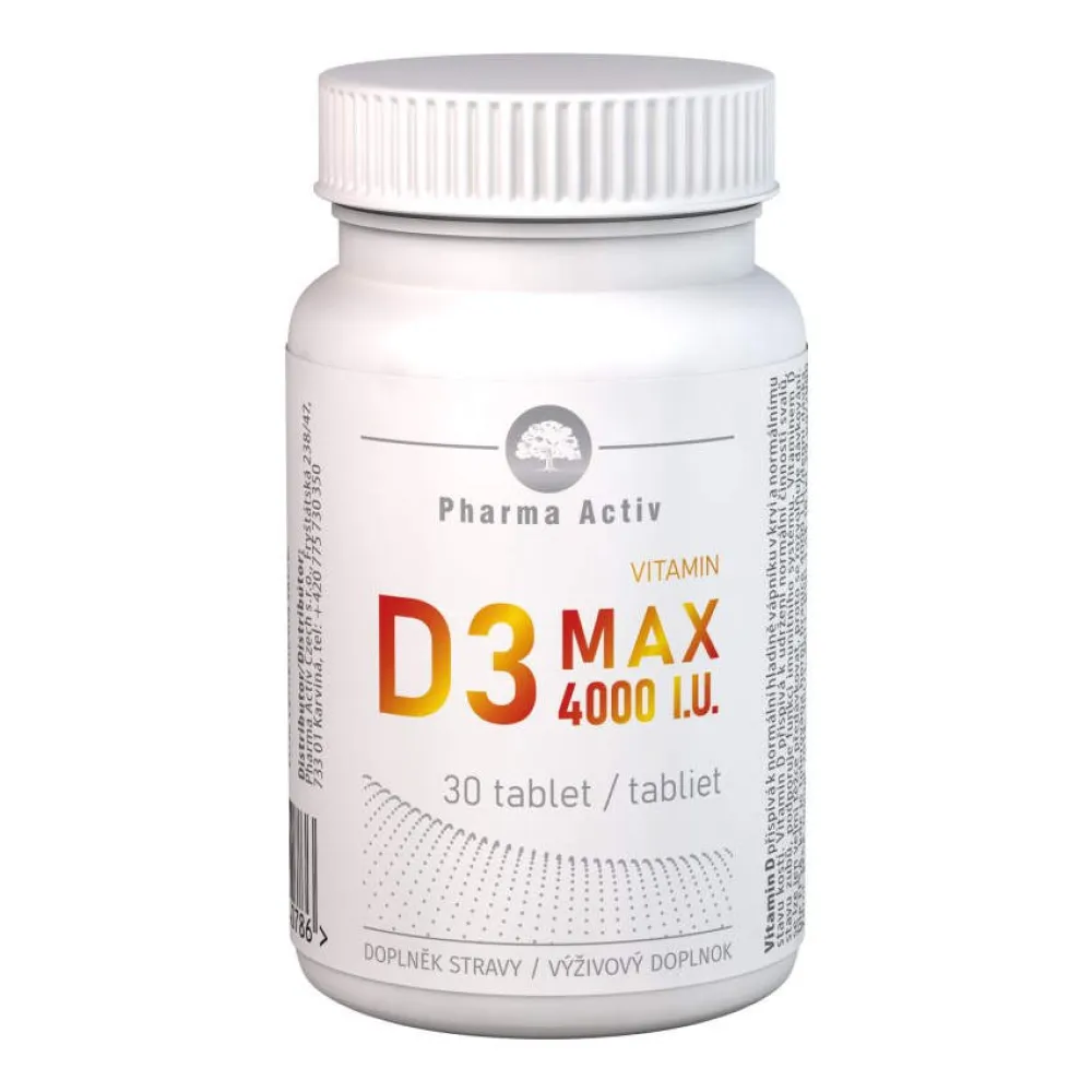 Vitamin D3 Max 4000 I.U. tbl.30