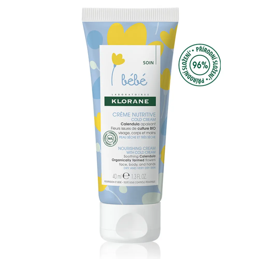 KLORANE BEBE Výživný cold cream 40ml