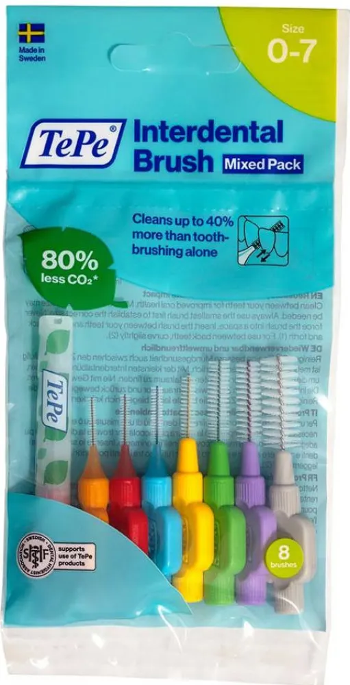 TePe meziz.kart.size 0-7 Sada 8ks 112299