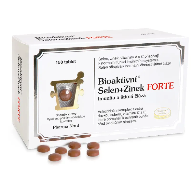 Pharma Nord Bioaktivní Selen+Zinek FORTE tbl.150