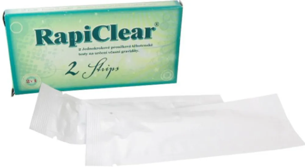 Těhotenský test RapiClear 2 Strip 2ks