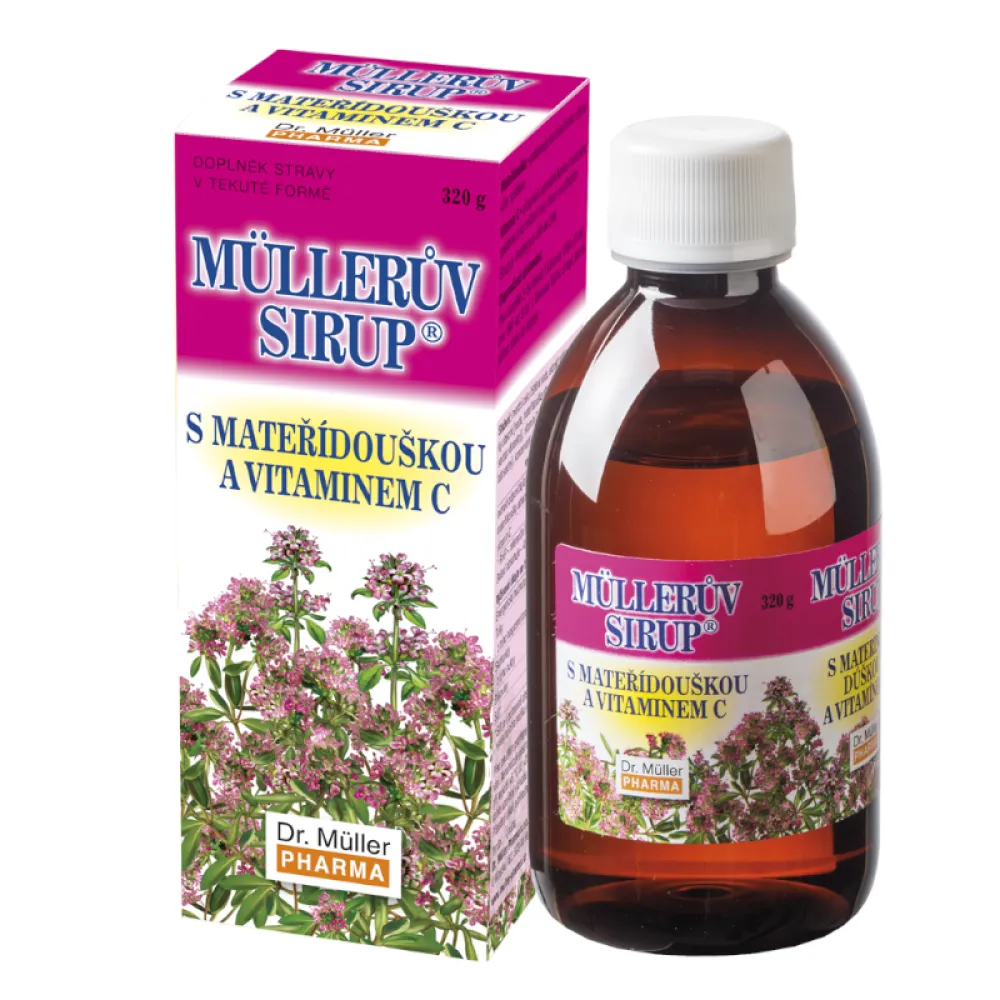 Müllerův sirup s mateřídouškou a vitaminem C 320g