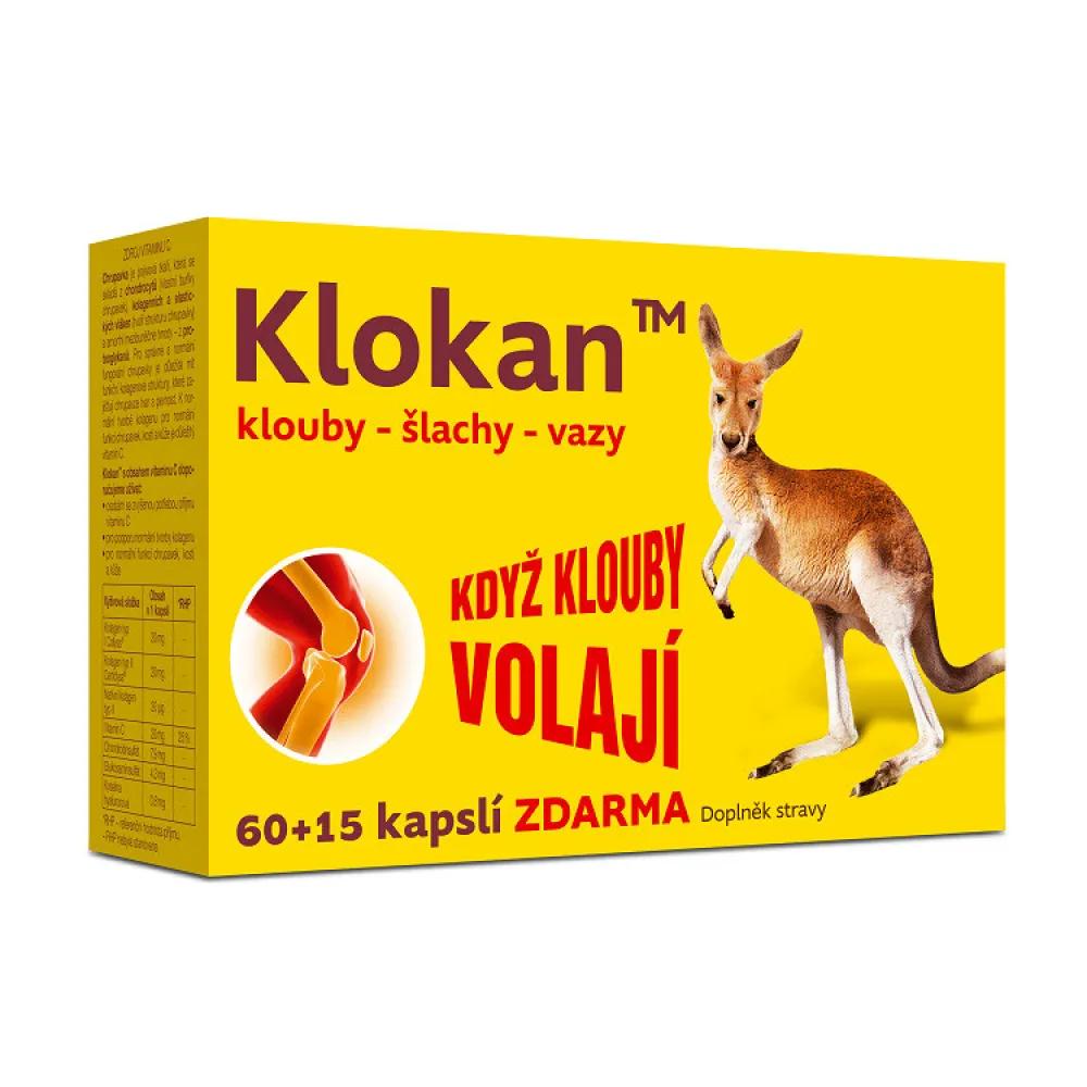 Barnys Klokan 60+15 kapslí ZDARMA