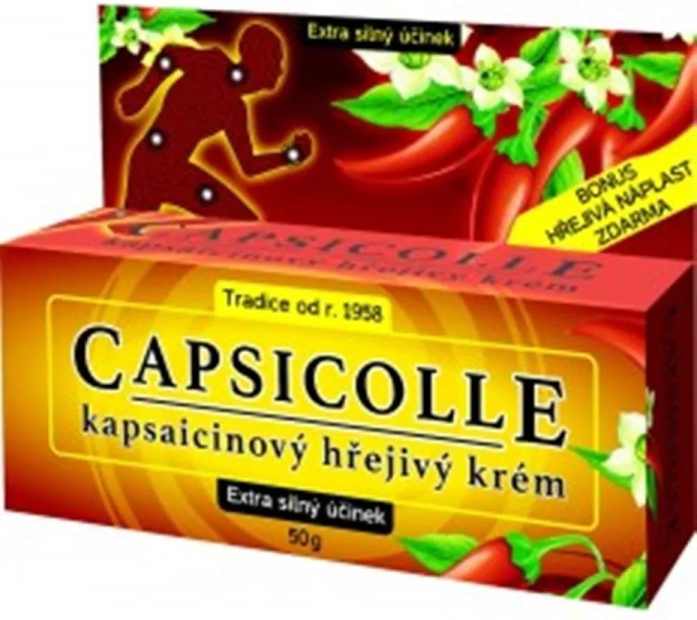 CAPSICOLLE kapsaicinový krém extra hřejivý 50g