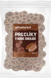 Allnature Preclíky v hořké čokoládě 500g