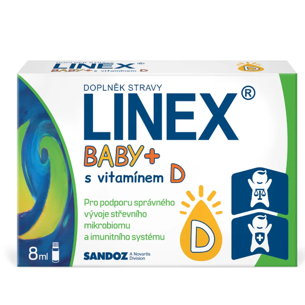 Linex Baby + s vitamínem D 8ml