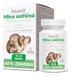 Hlíva ústřičná Imunit 50 + 20 tob. Zdarma