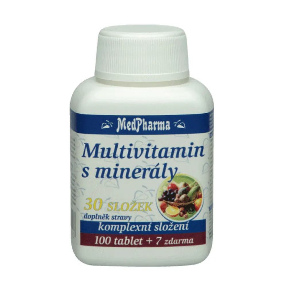 MedPharma Multivitamín s minerály 30složek tbl.107