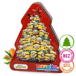 TEREZIA RAKYTNÍČEK+ želatinky - Vánoční stromeček Mimoni 50 ks