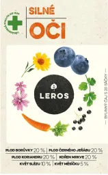 LEROS Silné oči borůvka&měsíček čaj 20x1.5g
