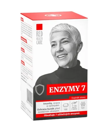 RED HEALTH CARE ENZYMY 7 tbl.100