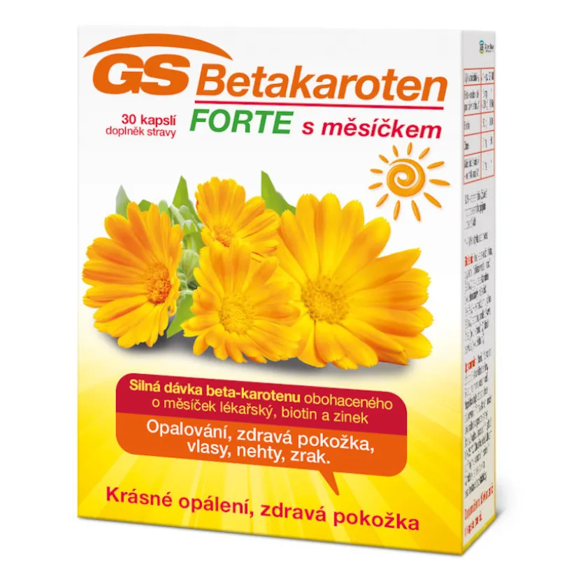GS Betakaroten Forte s měsíčkem cps.30