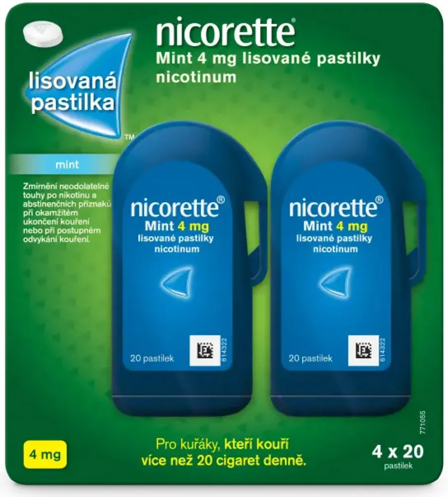 Nicorette mint 4mg pas.cmp.4x20