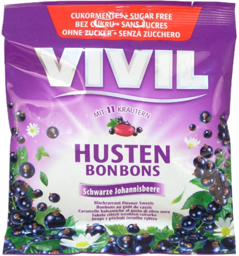 Vivil Černý rybíz+11 bylin bez cukru 60g