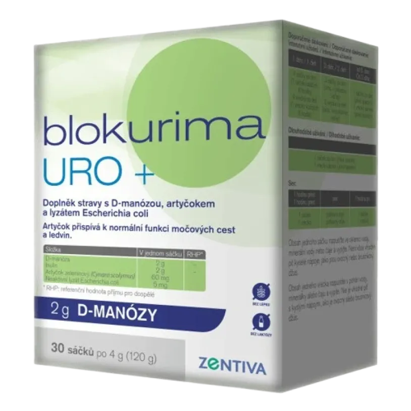 Blokurima URO+ 2g D-manózy sáčky 30x4g