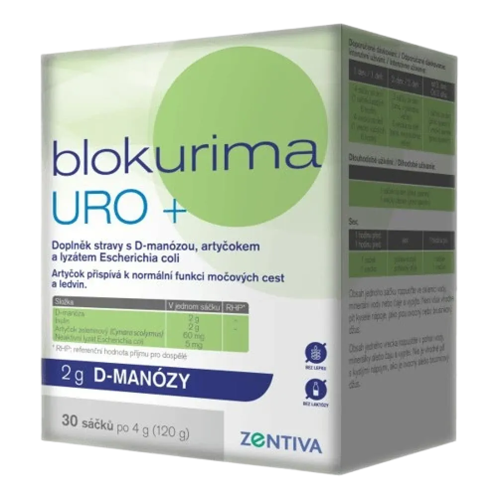 Blokurima URO+ 2g D-manózy sáčky 30x4g