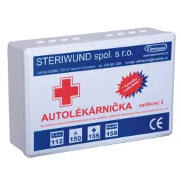 Autolékárnička plast vyhl.č.206/2018 Steriwund