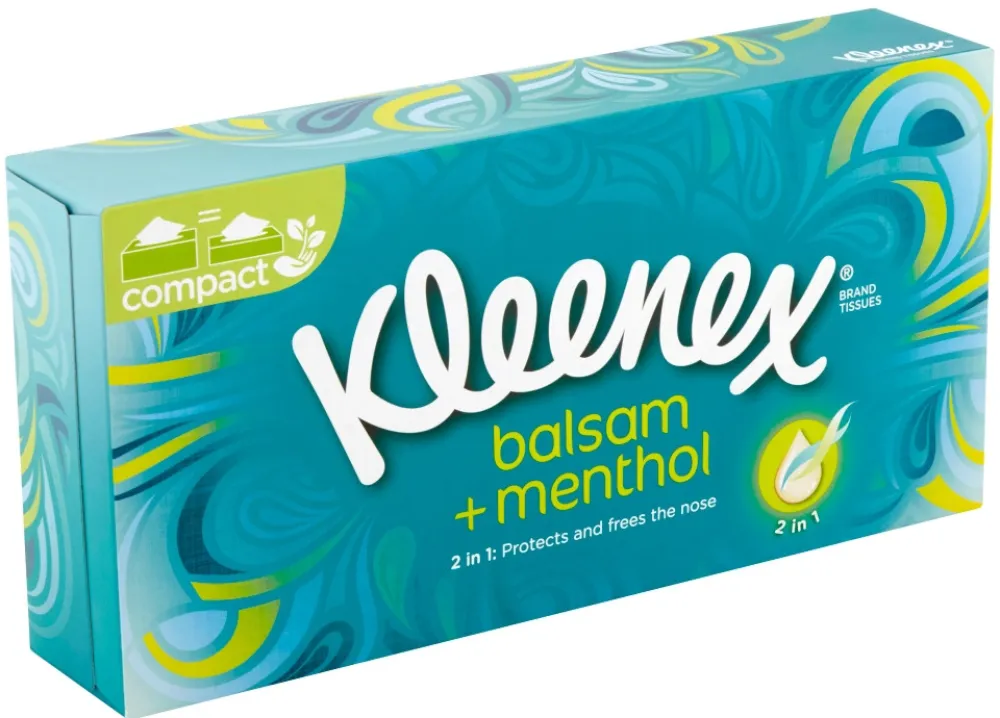 KLEENEX Kapesníky papírové Balsam 8x9ks