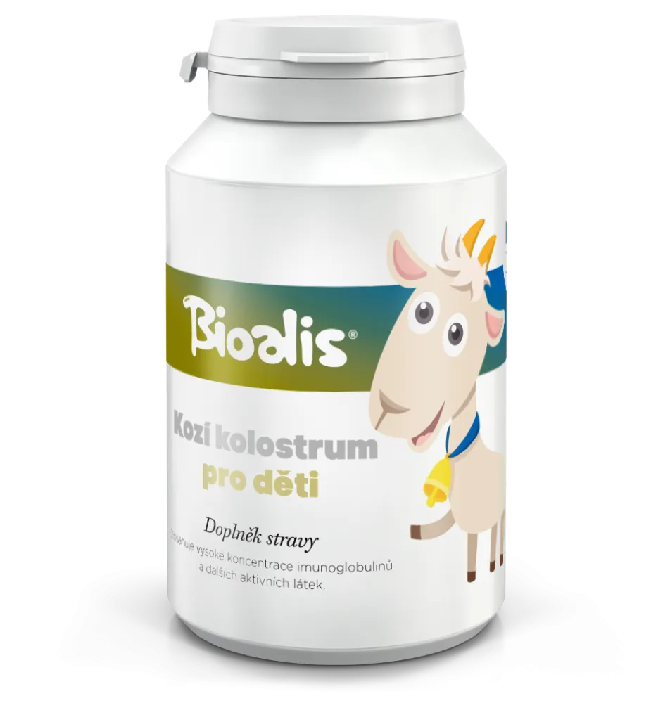 BIOALIS Kozí kolostrum pro děti 3+ cps.140