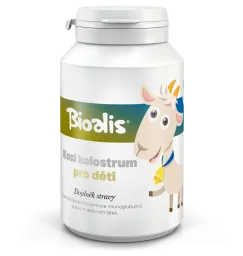 BIOALIS Kozí kolostrum pro děti 3+ cps.140