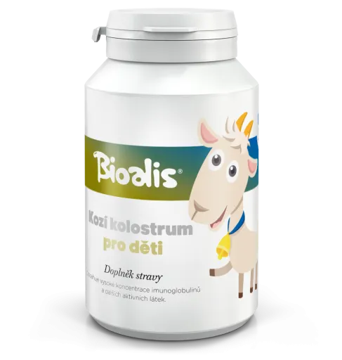 BIOALIS Kozí kolostrum pro děti 3+ cps.140