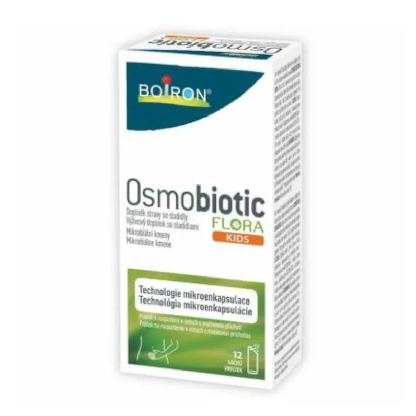 Osmobiotic Flora Kids malinová příchuť 12x1.6g