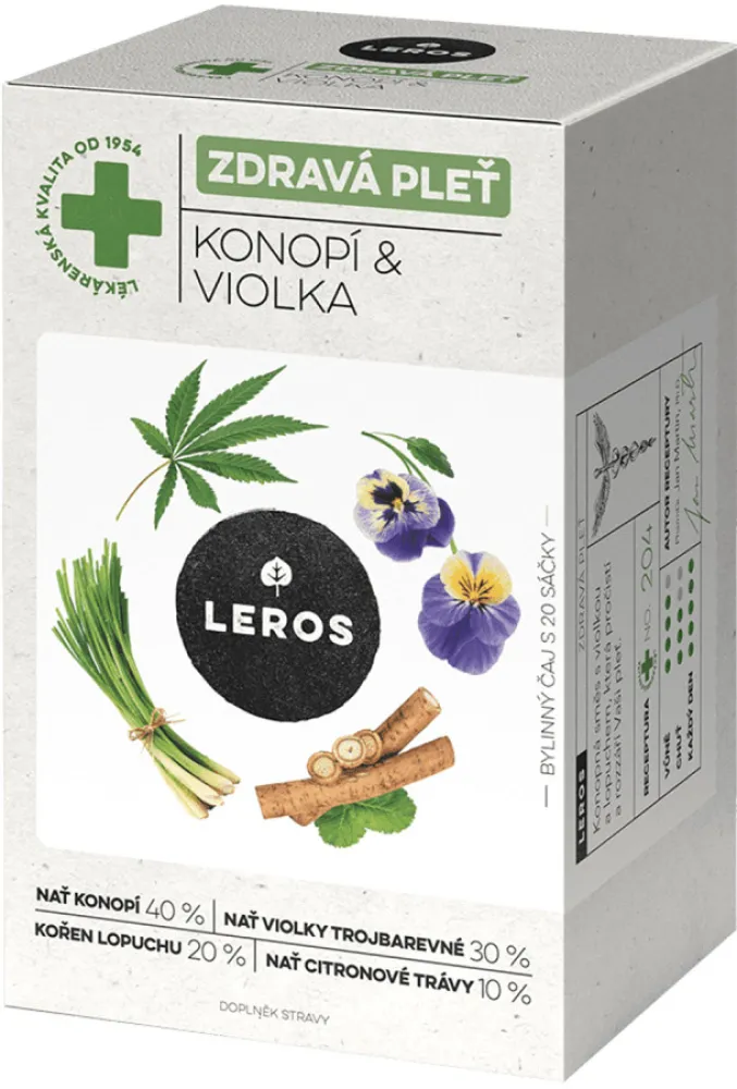 LEROS Zdravá pleť čaj 20x1.5g