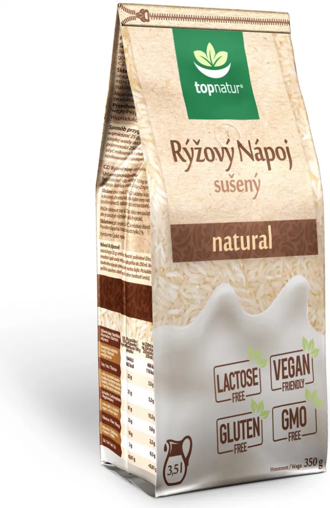 Rýžový nápoj 350g TOPNATUR
