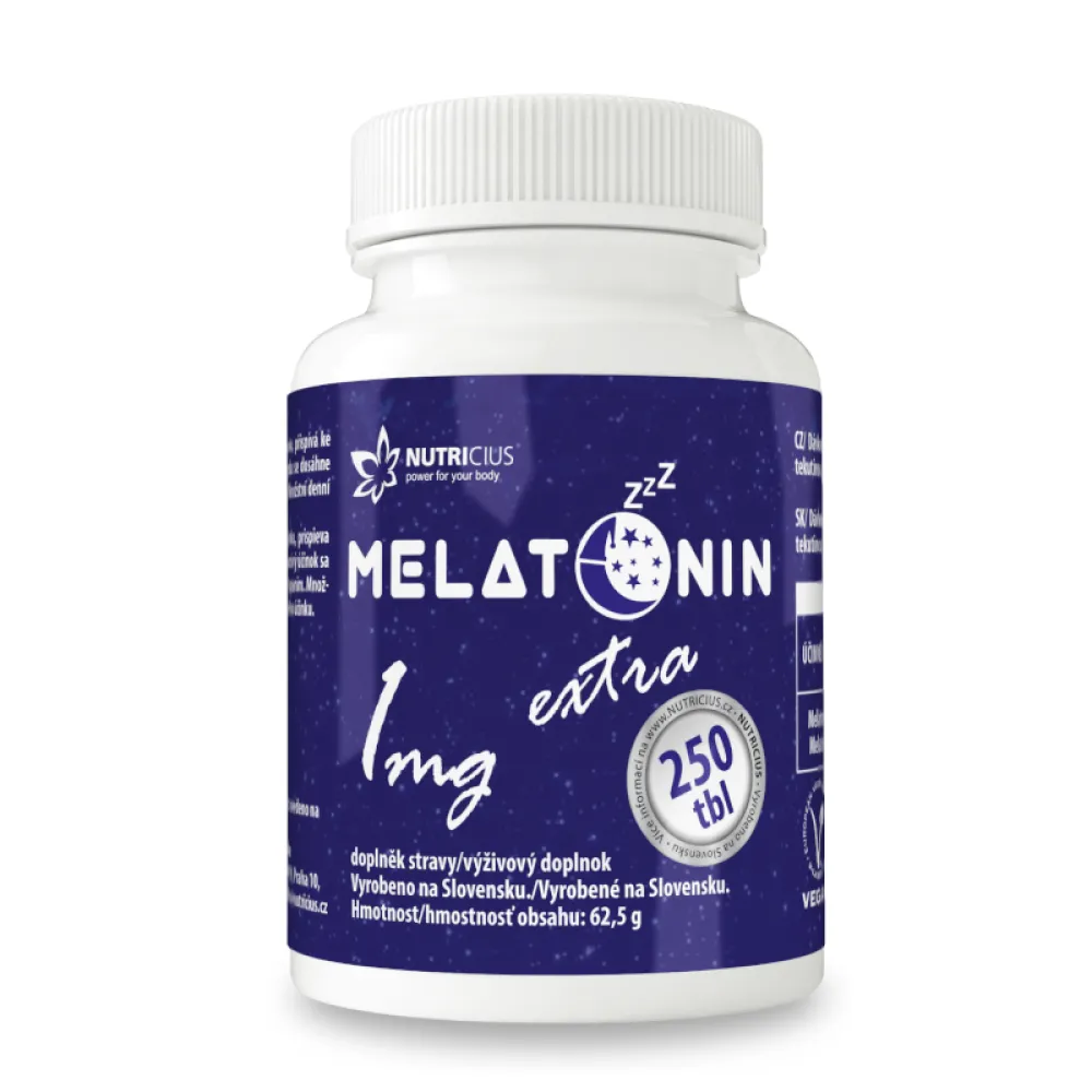 Melatonin 1mg extra tbl.250