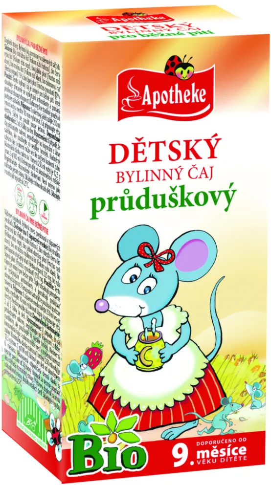 Apotheke Dětský bylinný čaj průduškový BIO 20x1.5g