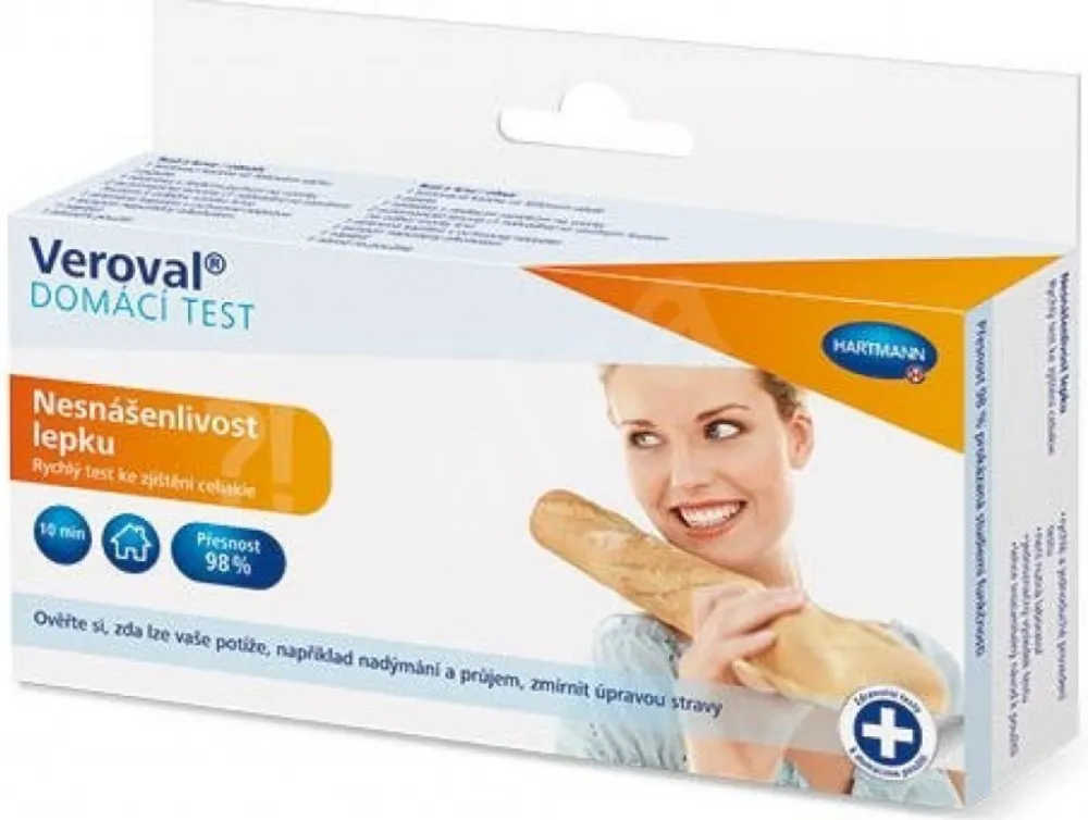 Veroval Nesnášenlivost lepku domácí test