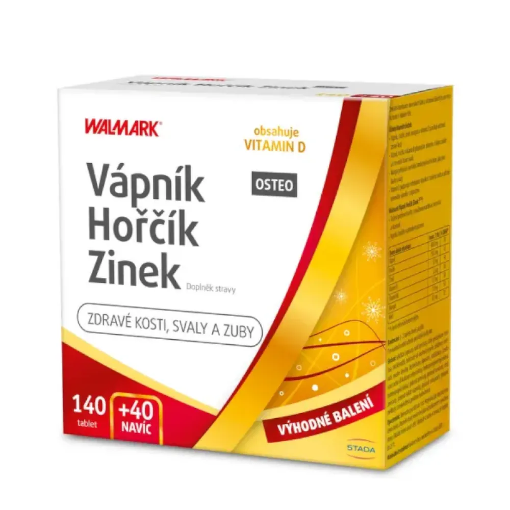 Walmark Vápník-Hořčík-Zinek tbl.140+40 Promo 2025