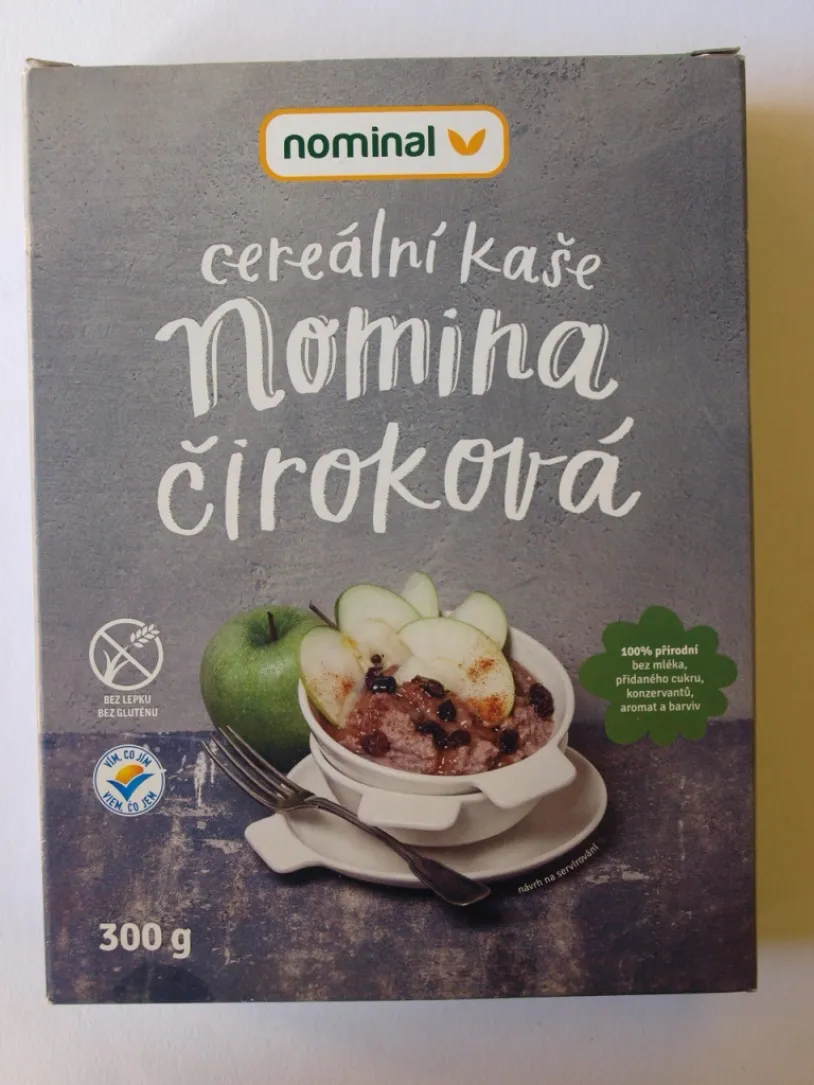 Nomina cereální kaše čiroková bez lepku 300g