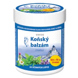 Koňský balzám SWISS chladivý 500 + 50 ml