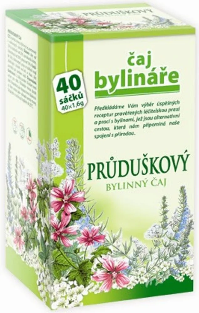 Čaj Bylináře Průduškový 40x1.6g