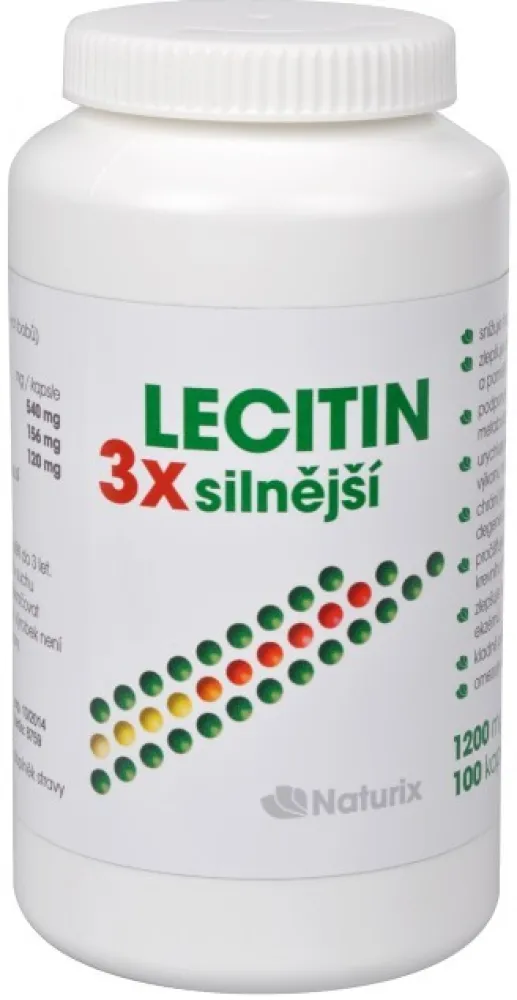 Lecitin 3x silnější 1200mg cps.100