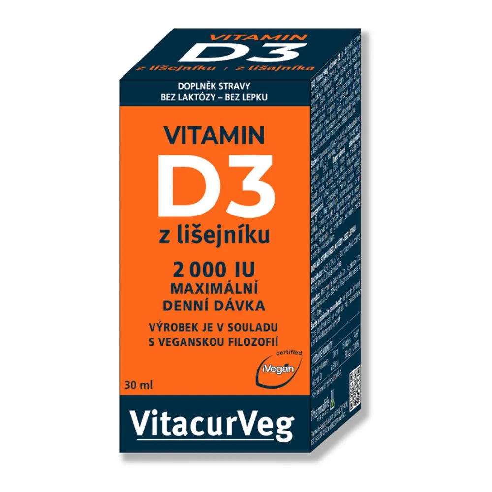 Pharmalife Vitamin D3 z lišejníku 2000 IU 30ml