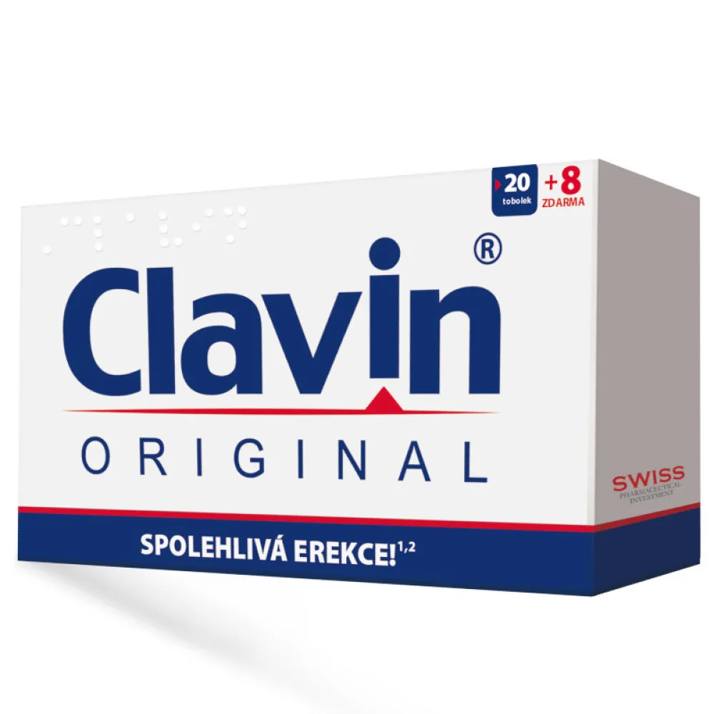 Clavin Original tob.20+8 ZDARMA